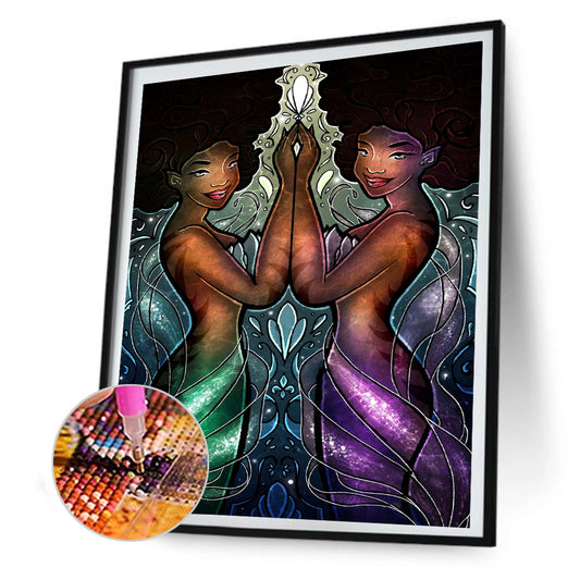 Praying Girl - Full Square Drill Diamond Painting 30*40CM