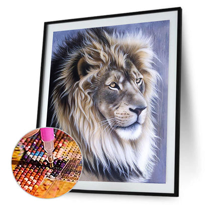 Lion - Full Round Drill Diamond Painting 40*50CM