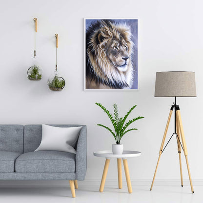 Lion - Full Round Drill Diamond Painting 40*50CM