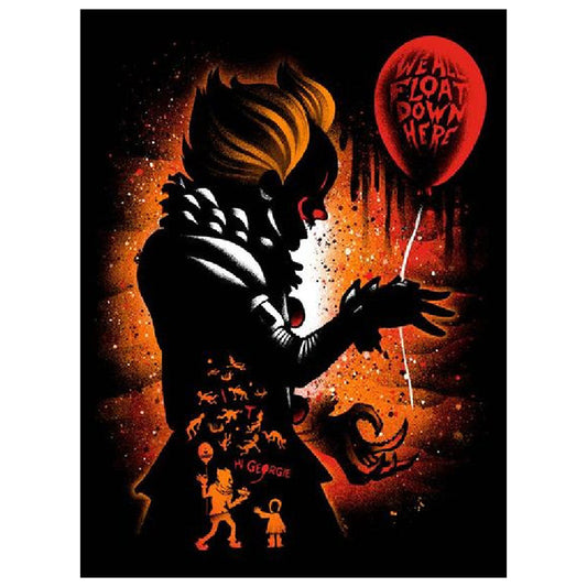 Silhouette Clown - Full Square Drill Diamond Painting 30*40CM