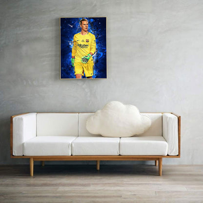 Ter Stegen - Full Round Drill Diamond Painting 30*40CM