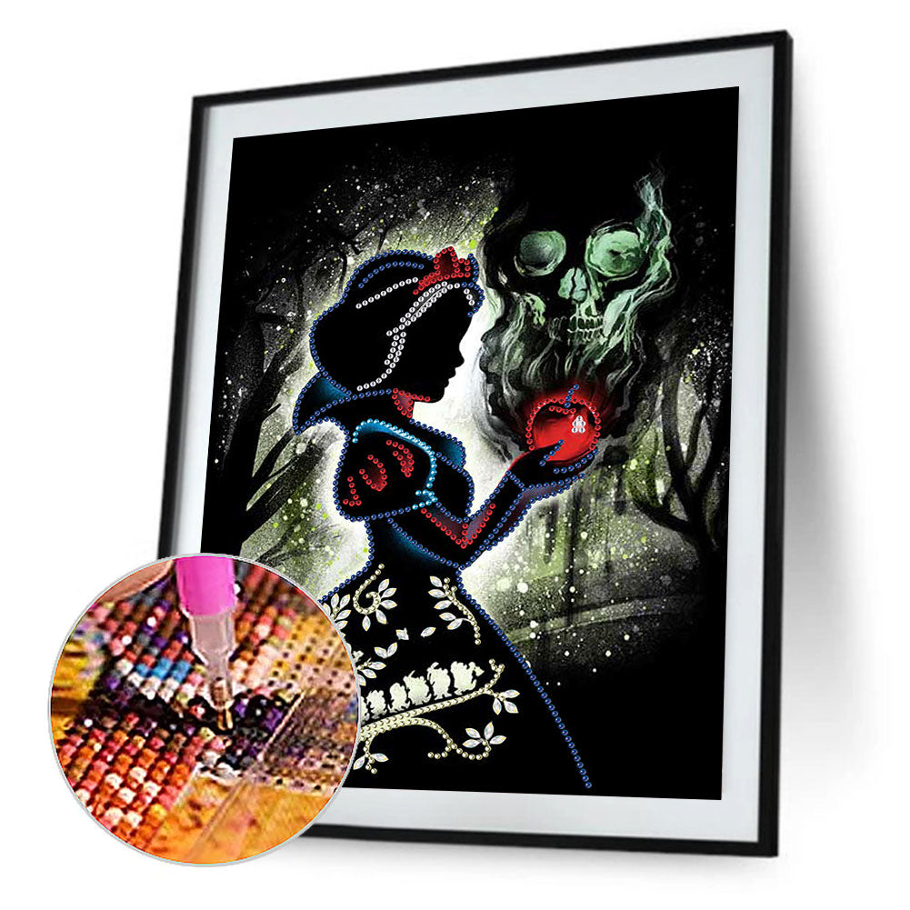 Disney Princess Silhouette - Special Shaped Drill Diamond Paiting 30*40CM