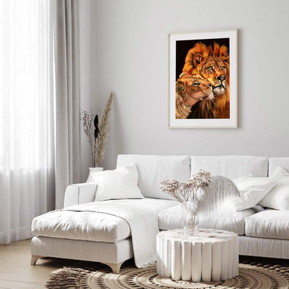 Cougar - Full Round Drill Diamond Painting 30*40CM