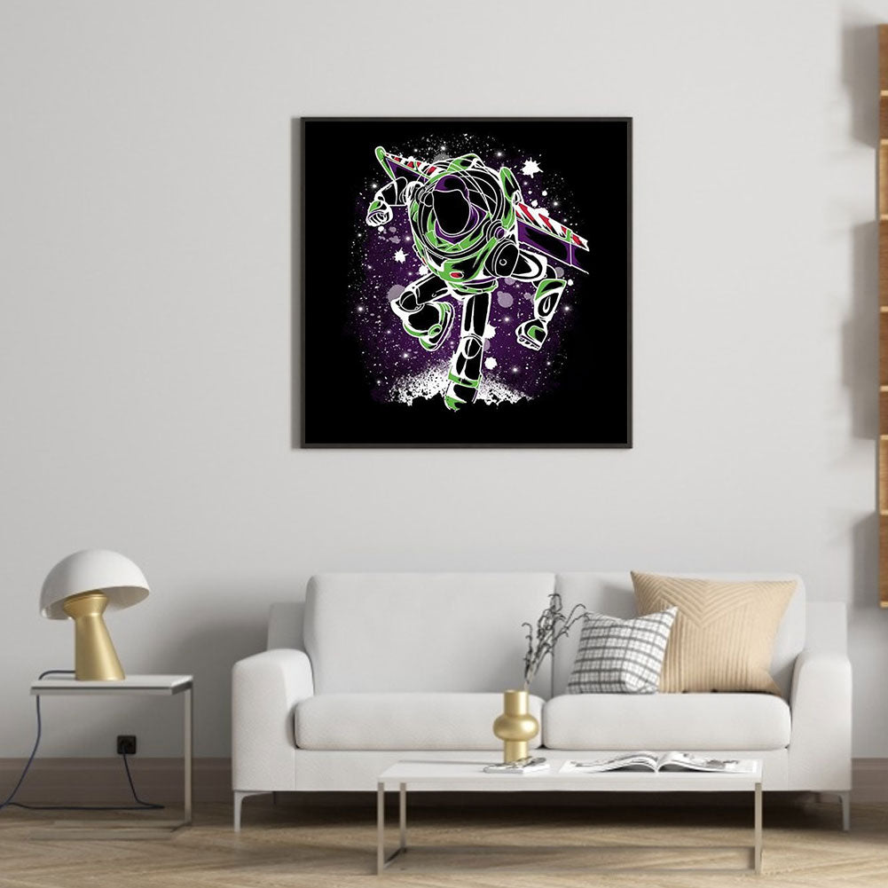 Buzz Lightyear Silhouette - Full Square Drill Diamond Painting 50*50CM