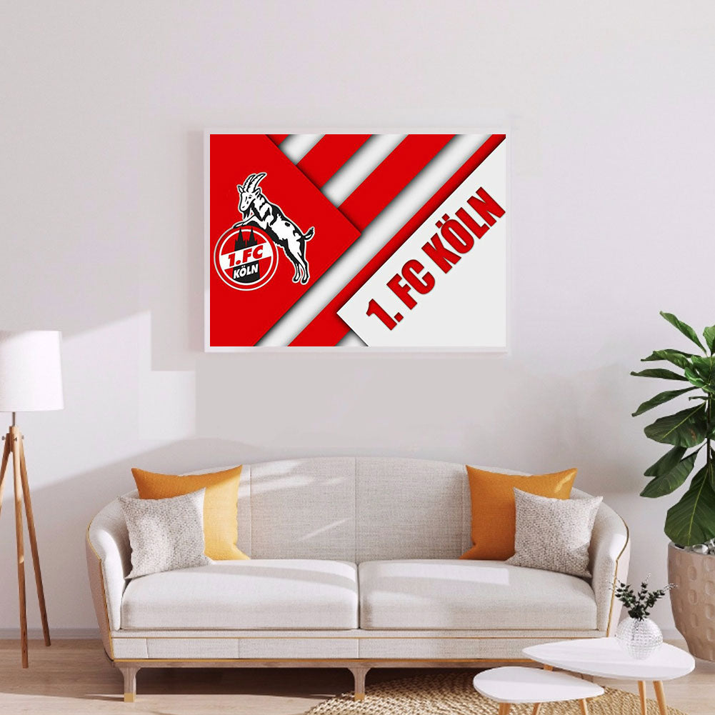 Cologne Football Club Logo - Full Square Drill Diamond Painting 50*40CM