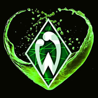 Werder Bremen Football Team Logo - Full Round Drill Diamond Painting 50*50CM