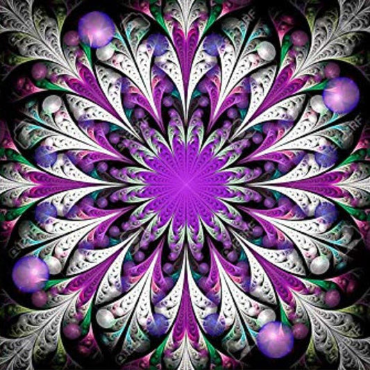 Mandala - Full Square Drill Diamond Painting 30*30CM