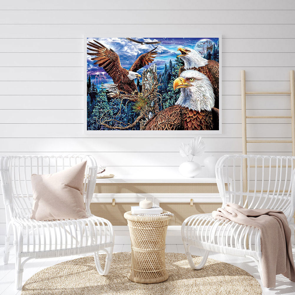 Eagle - Full Round Drill Diamond Painting 60*50CM