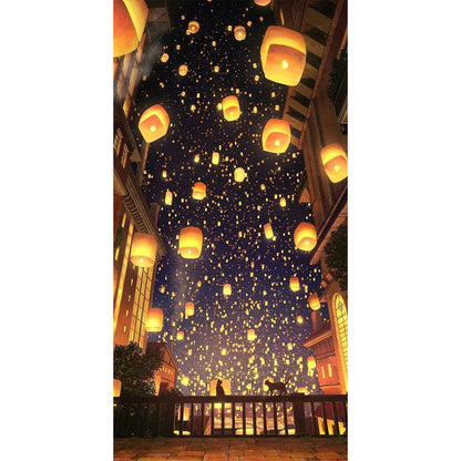 Wishing Lamp - Full Round Drill Diamond Painting 30*70CM