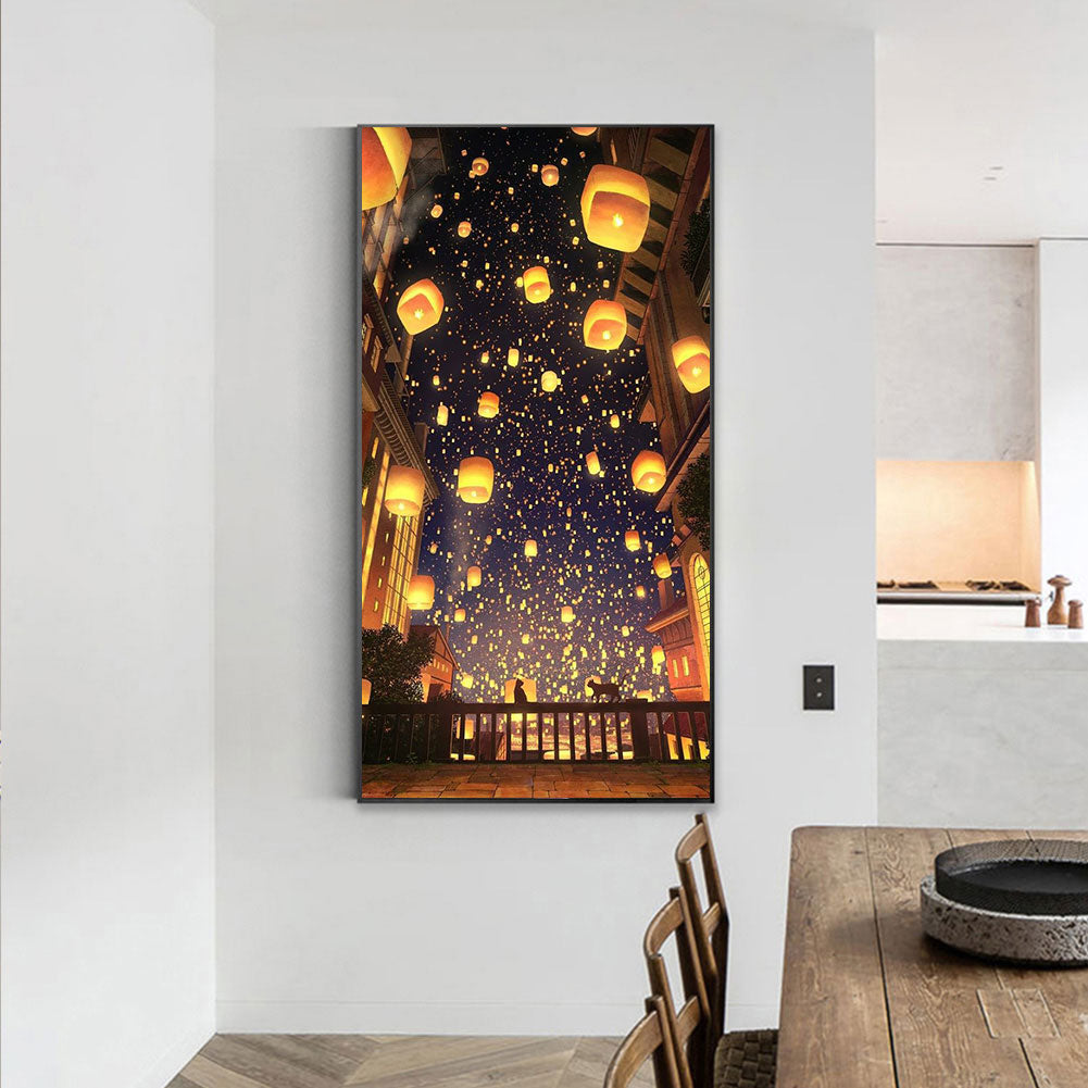 Wishing Lamp - Full Round Drill Diamond Painting 30*70CM