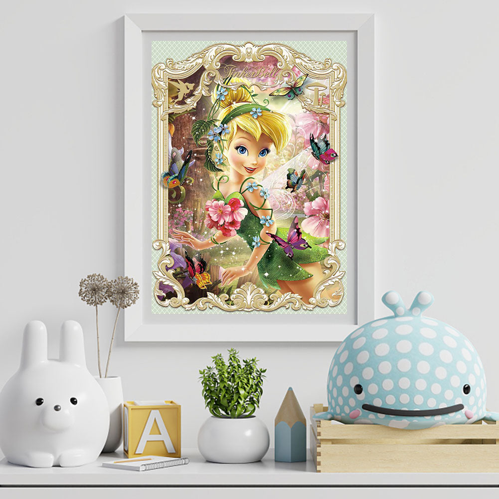 Disney Princess - Tinker Bell - Full Round Drill Diamond Painting 40*50CM