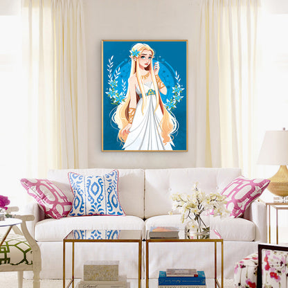 Princess Belle - Full Round Drill Diamond Painting 30*40CM