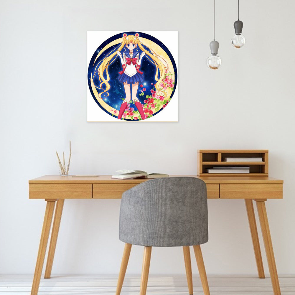 Sailor Moon - Full Round Drill Diamond Painting 40*40CM