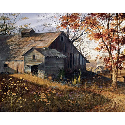 Village Chalet - Full Square Drill Diamond Painting 50*40CM