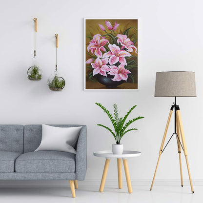 Lily - Full Round Drill Diamond Painting 30*40CM
