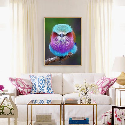 Purple-Breasted Buddhist Monk - Full Round Drill Diamond Painting 30*40CM