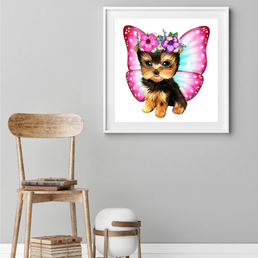 Yorkshire Terrier - Full Round Drill Diamond Painting 40*40CM
