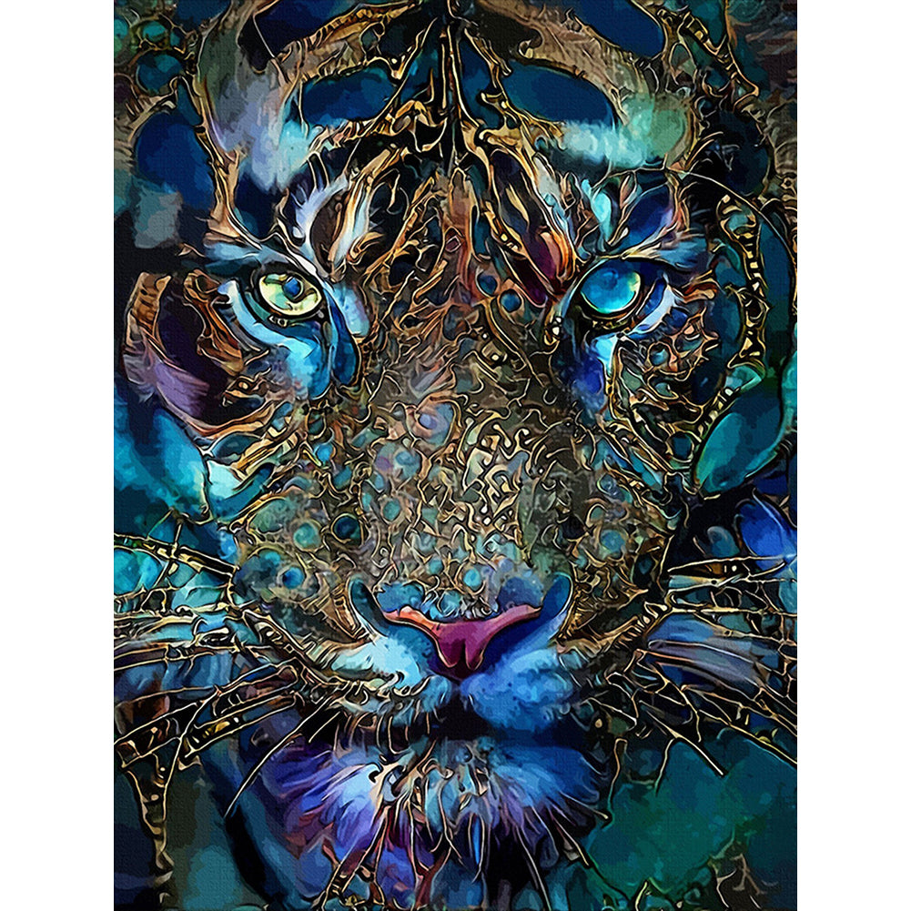 Metallic Tiger - Full Square Drill Diamond Painting 30*40CM