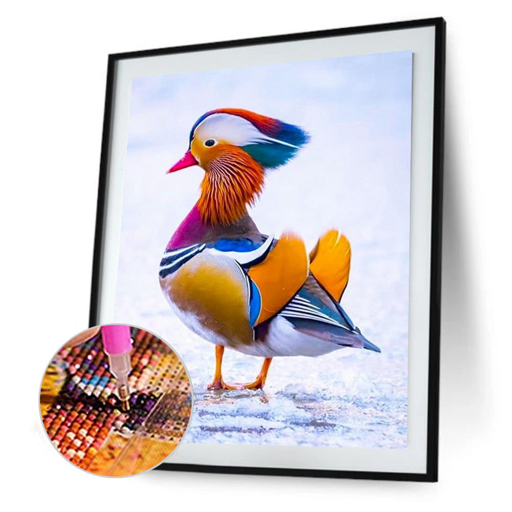 Mandarin Duck - Full Round Drill Diamond Painting 30*40CM