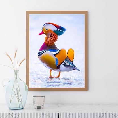 Mandarin Duck - Full Round Drill Diamond Painting 30*40CM
