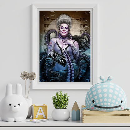Wanted Ursula - Full Round Drill Diamond Painting 30*40CM