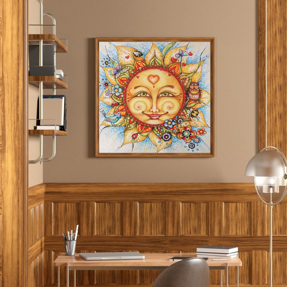 Sun Goddess - Full Round Drill Diamond Painting 40*40CM