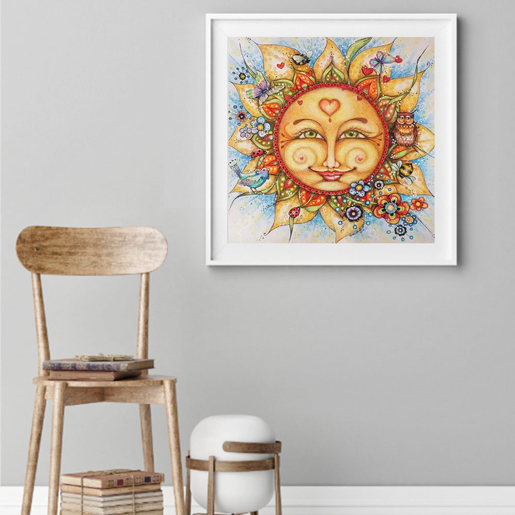 Sun Goddess - Full Round Drill Diamond Painting 40*40CM