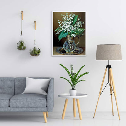 Lily Of The Valley Bouquet 30*40CM(Canvas) Full Round Drill Diamond Painting