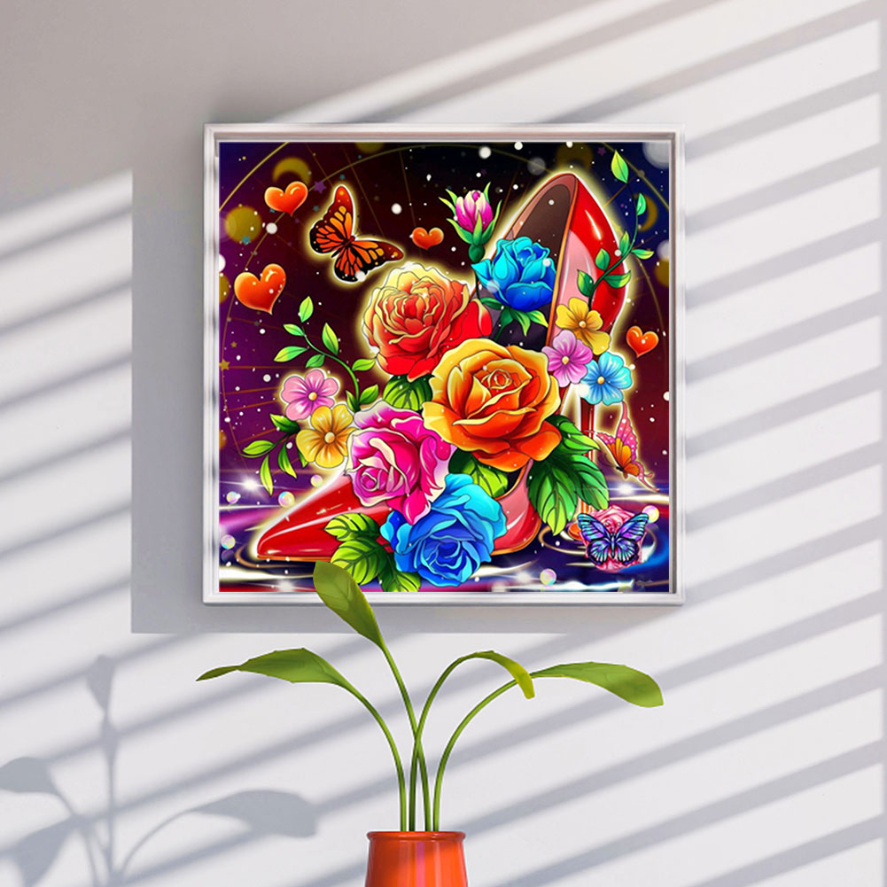 Colorful High Heels - Full Round Drill Diamond Painting 30*30CM