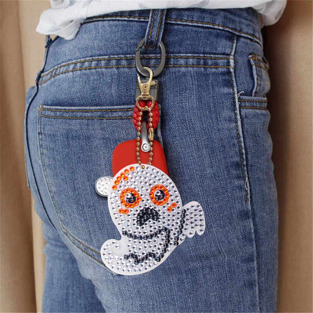 DIY Diamond Painting Keychain 5pcs (Double-Sided Diamond Paste)