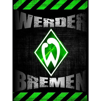 Werder Bremen Football Club Logo - Full Round Drill Diamond Painting 30*40CM