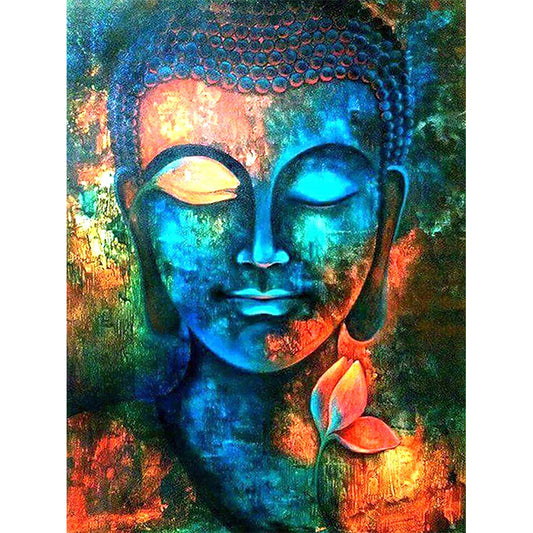 Buddha Statue - Full Round Drill Diamond Painting 30*40CM