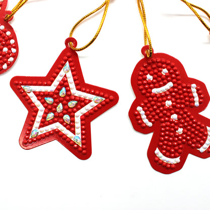 Festive Ornaments (Single Sided Shaped Diamonds)