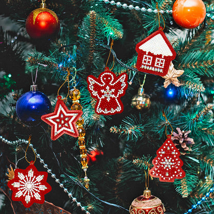 Festive Ornaments (Single Sided Shaped Diamonds)