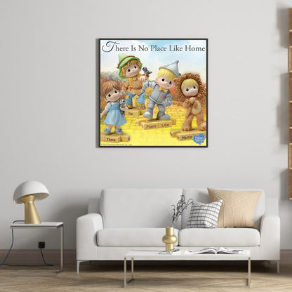 Precious Moment Record Cartoon Character - Full Square Drill Diamond Painting 50*50CM