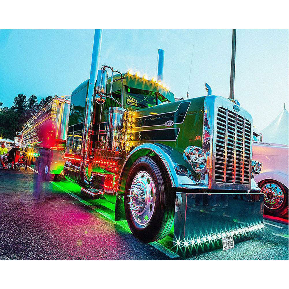 Big Truck - Full Round Drill Diamond Painting 50*40CM