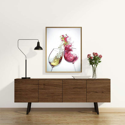 Wine And Glass - Full Round Drill Diamond Painting 50*60CM
