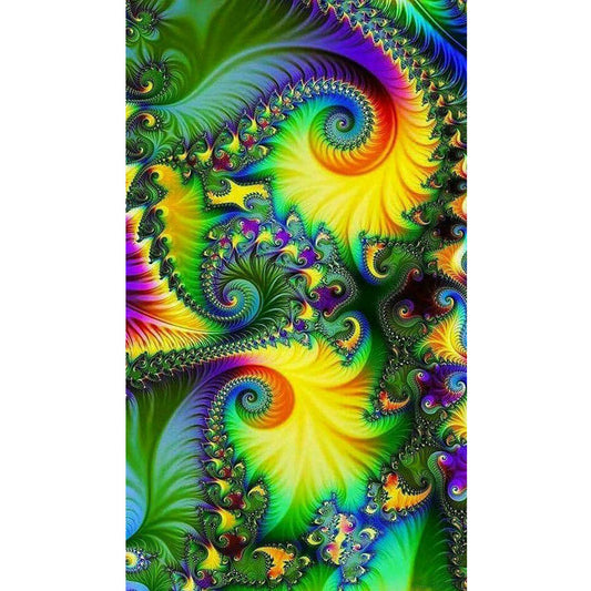 Fractal Abstract Art - Full Round Drill Diamond Painting 40*70CM