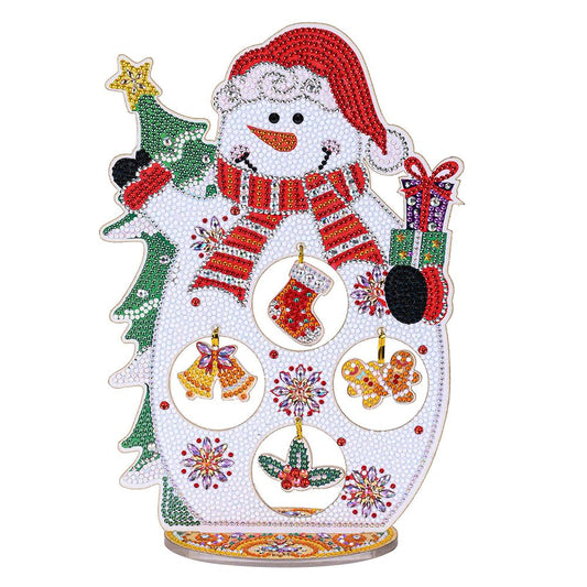 Handmade 5D Diamond Painting Crystal Christmas Desktop Ornament (SDS08)