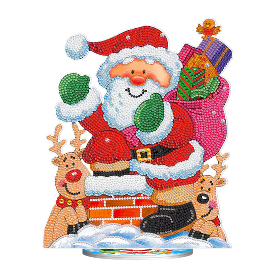 5D Diamond Mosaic Ornament Handmade DIY Table Ornament Art Crafts Xmas Kids Gift