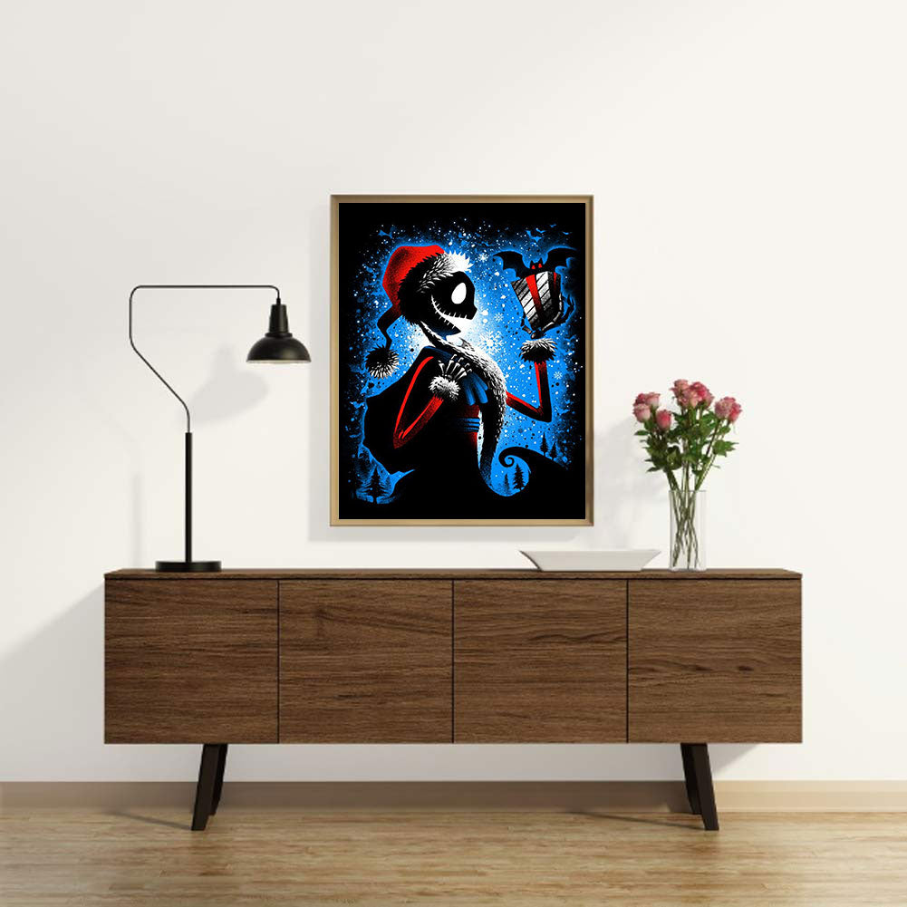 Weird City Night Skeleton - Full Round Drill Diamond Painting 30*40CM