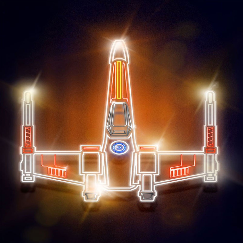 Star Wars Fighter - Full Round Drill Diamond Painting 30*40CM
