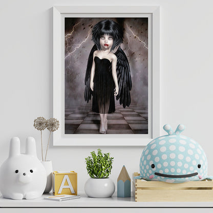 Cartoon Horror Doll - Full Round Drill Diamond Painting 30*40CM