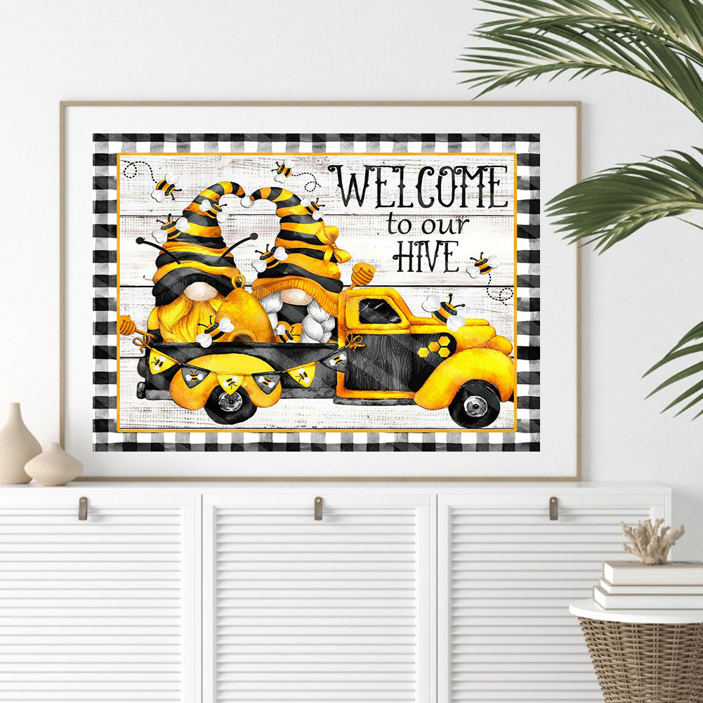 Bee Goblin - Full Round Drill Diamond Painting 50*40CM