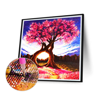Cherry Tree - Full Square Drill Diamond Painting 45*45CM