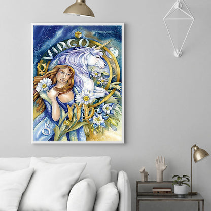 Twelve Constellations - Full Round Drill Diamond Painting 30*40CM