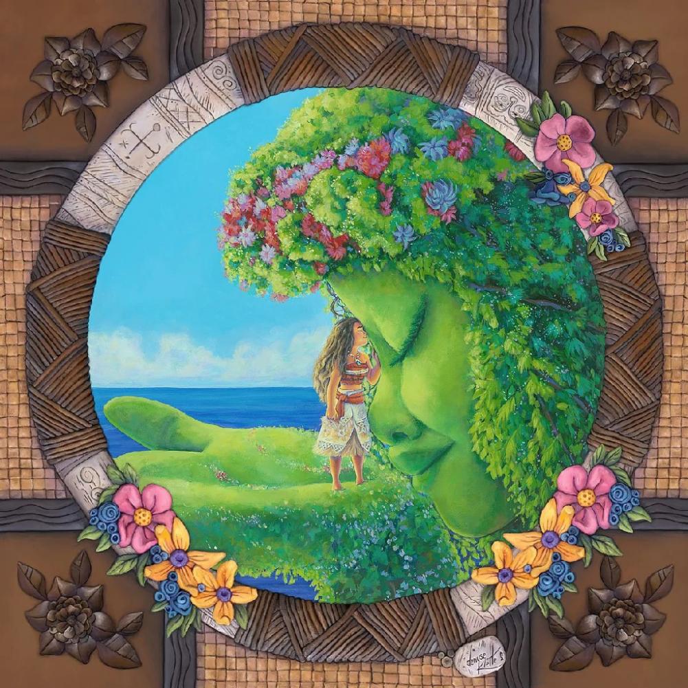 Grandmother'S Hug - Full Round Drill Diamond Painting 40*40CM