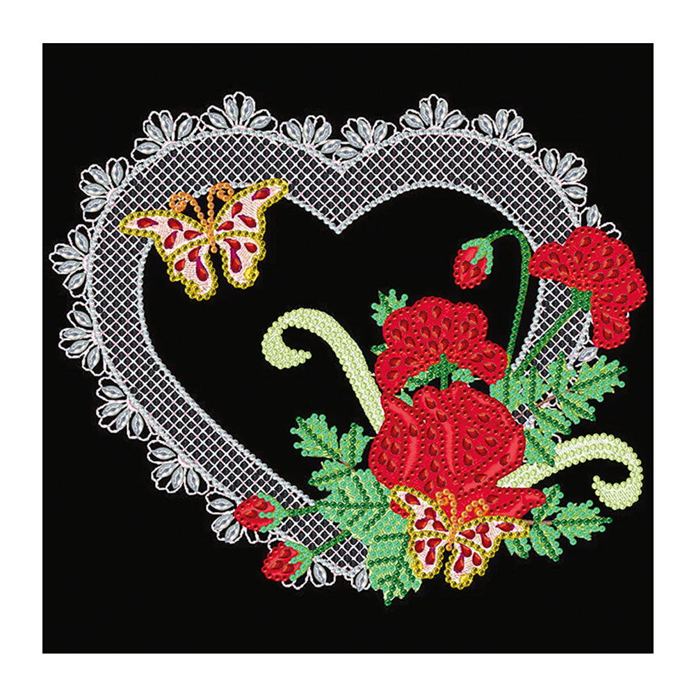 Line Art 30*30CM(Canvas) Special Shaped Drill Diamond Painting