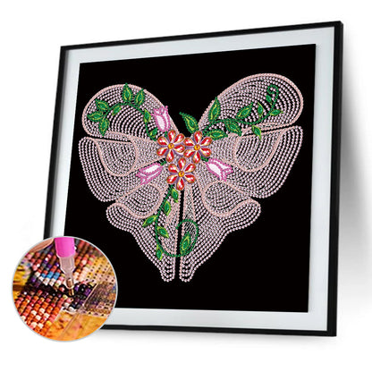 Line Art 30*30CM(Canvas) Special Shaped Drill Diamond Painting