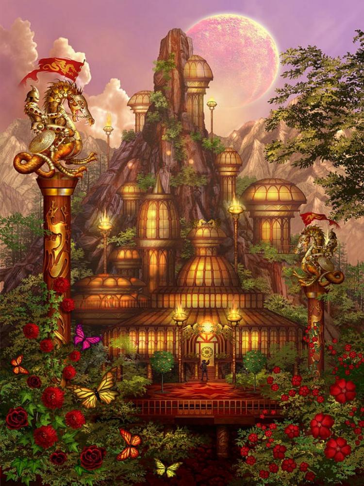 Holy Tarot 30*50CM(Canvas) Full Round Drill Diamond Painting